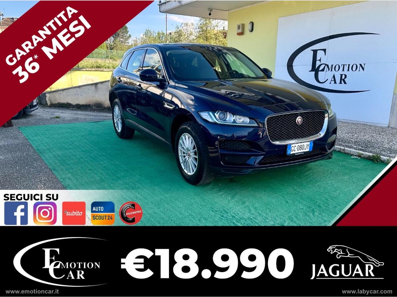 JAGUAR F-Pace 2.0 D 163 CV Pure - 2020
