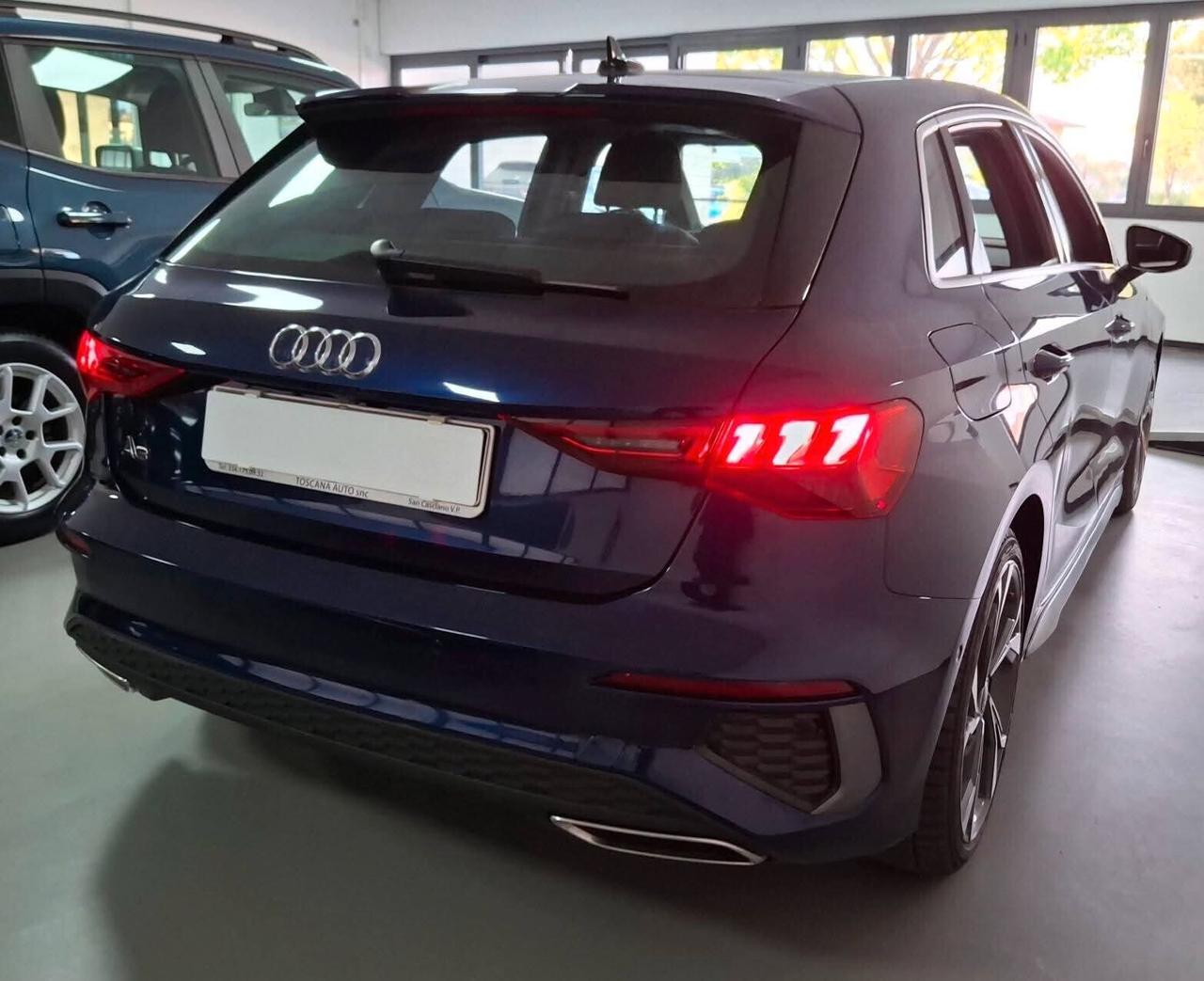 Audi A3 SPB S line Fari full led solo 16.000km