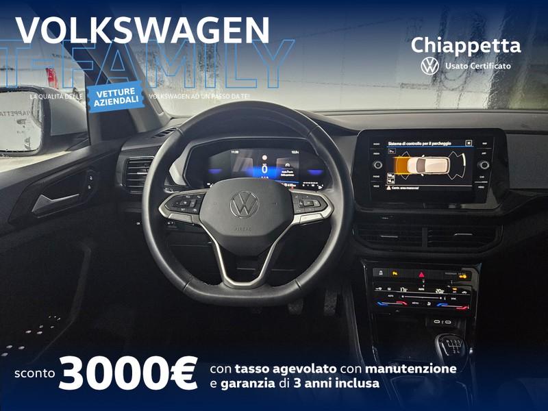 Volkswagen T-Cross 1.0 tsi life 95cv