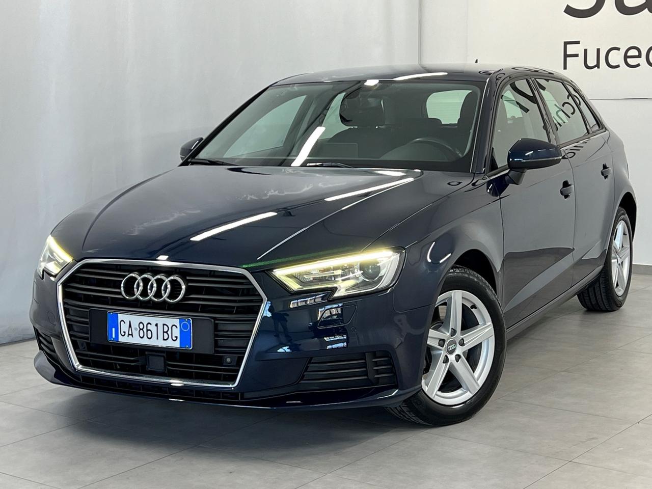 AUDI A3 III 2016 Sportback Audi A3 2.0 tdi 150 cv business s tronic