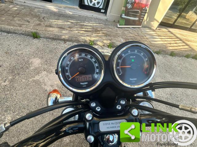 TRIUMPH Bonneville T100 986 MF Steve MC Queen number 698 limited edition