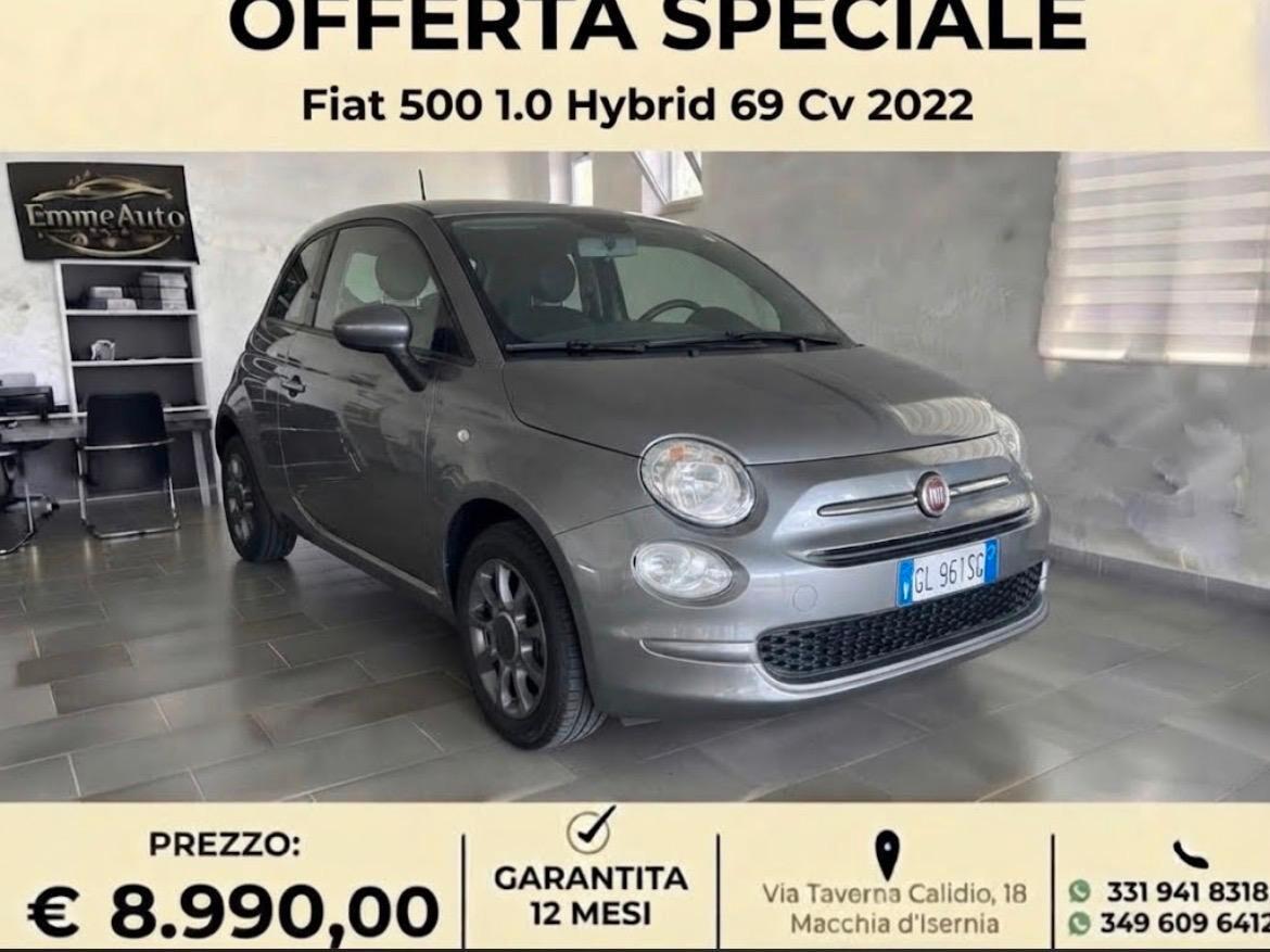Fiat 500 1.0 Hybrid 69CV 2022