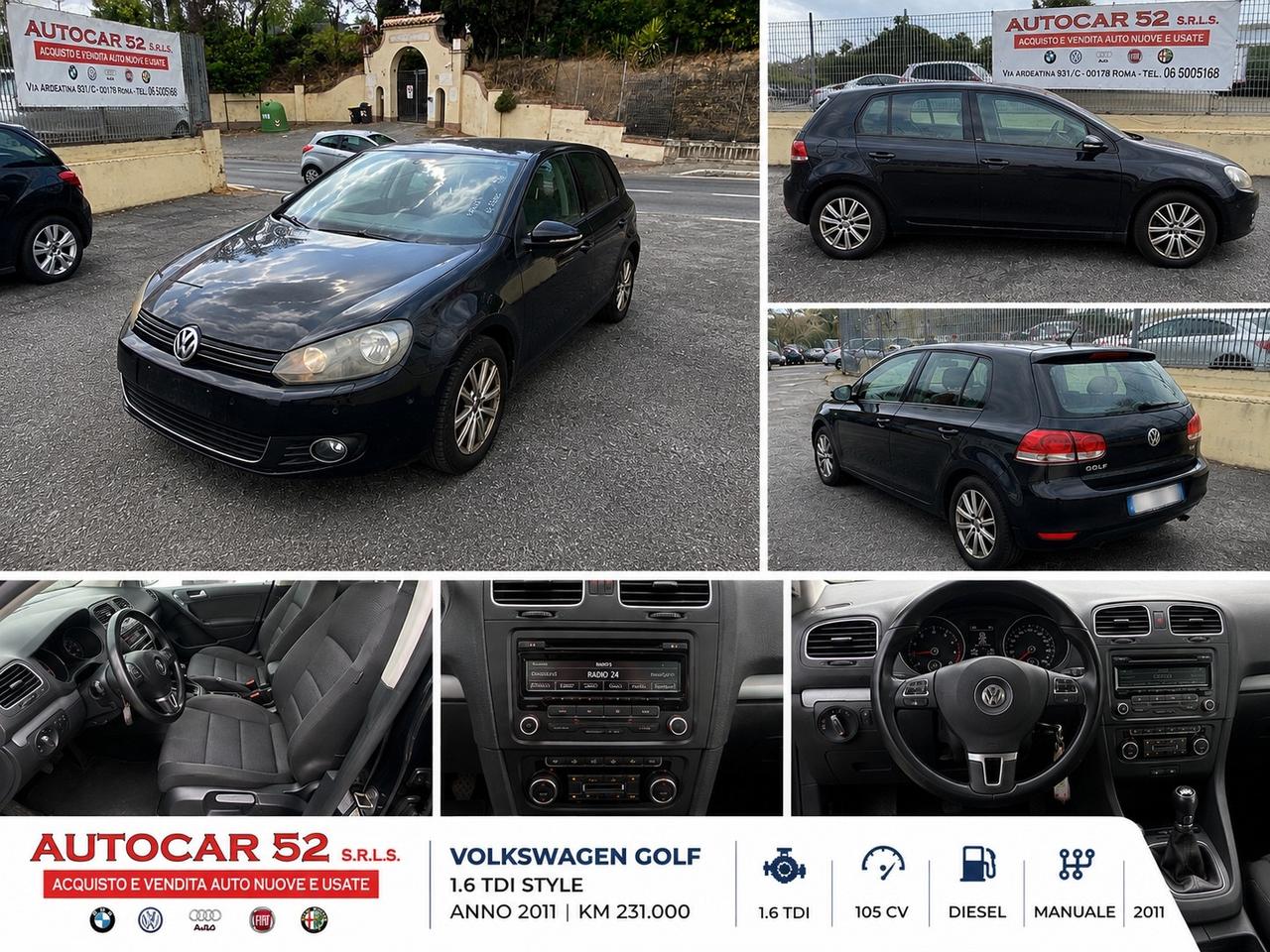 Volkswagen Golf 1.6 TDI DPF 5p. Style