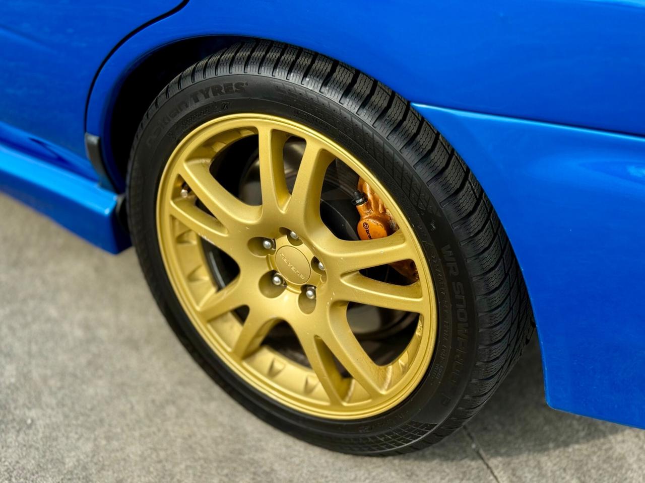 Subaru Impreza WRX STI 2002 2.0 TURBO 4x4 265cv BLUE MIKA