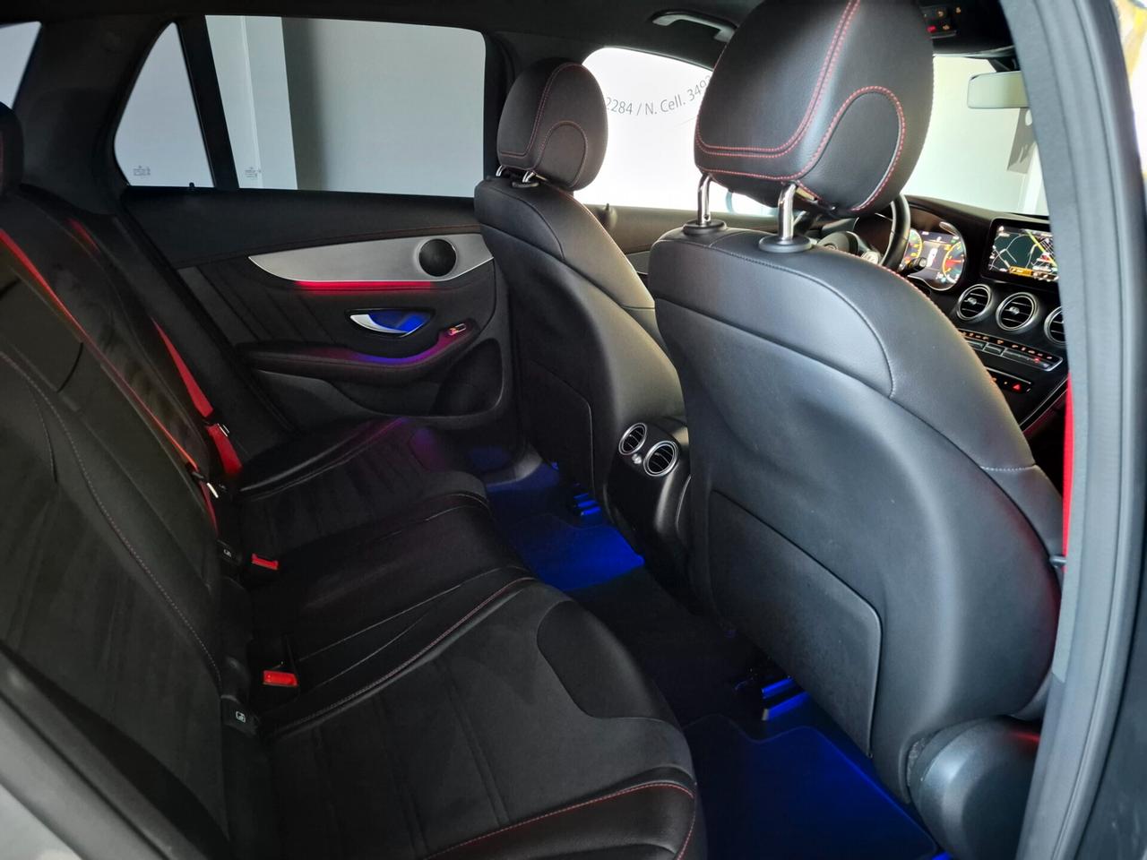 Mercedes-Benz GLC 220 D PREMIUM AMG 4MATIC AUTOMATICA LED NAVI APPLE CAR PLAY/ANDROID AUTO SEDILI ELETTRICI RISCALDABILI RETROCAMERA BLACK PACK