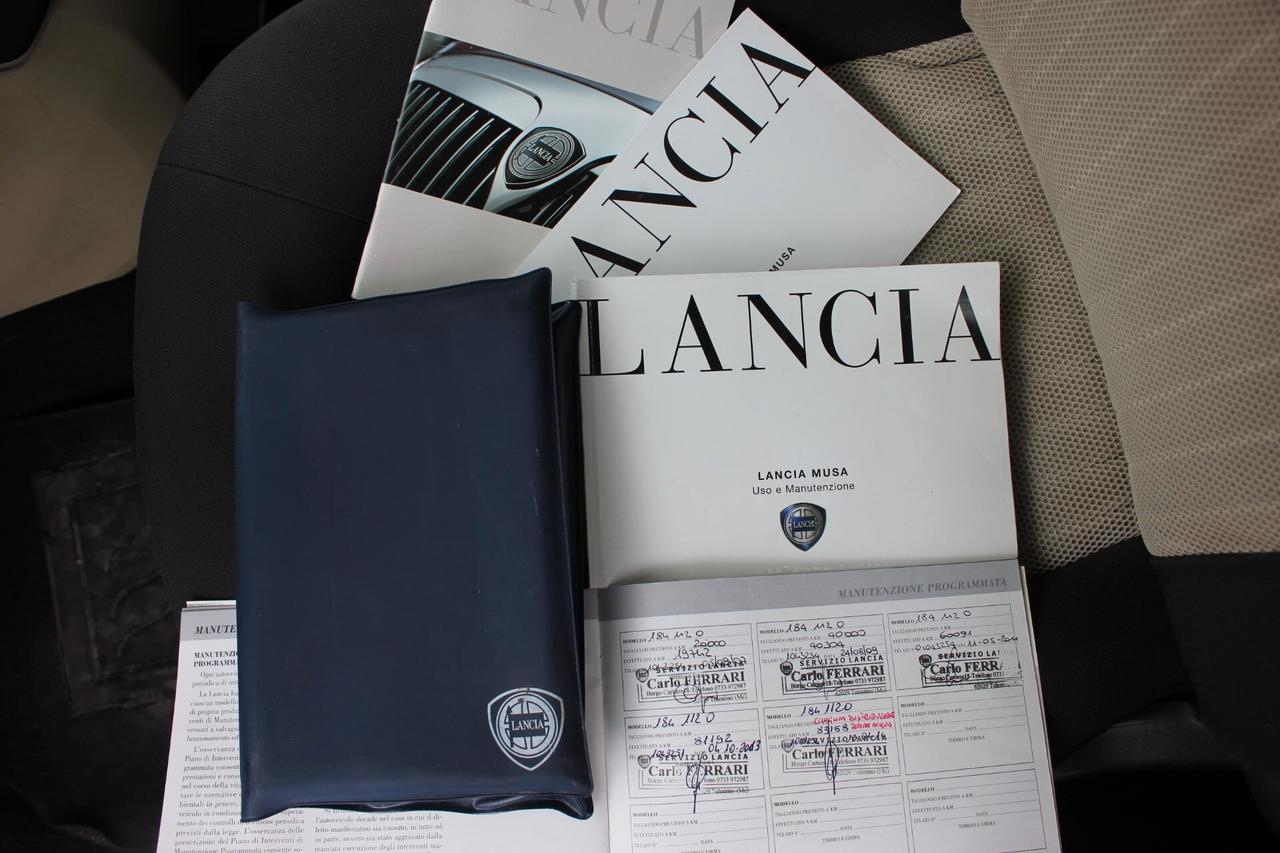 Lancia MUSA 1.4 FIRE 95 CV 16v Oro DISTRIBUZIONE APPENA FATTA TAGLIANDI CERTIFICATI