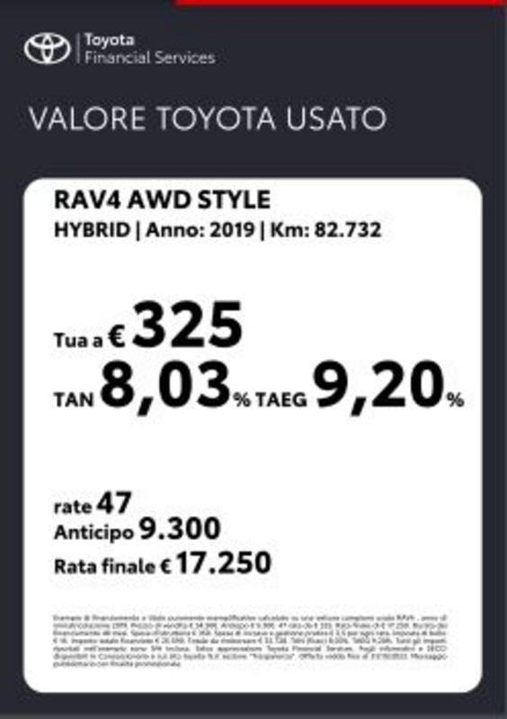 Toyota RAV4 2.5 HV (222CV) E-CVT AWD-i Style