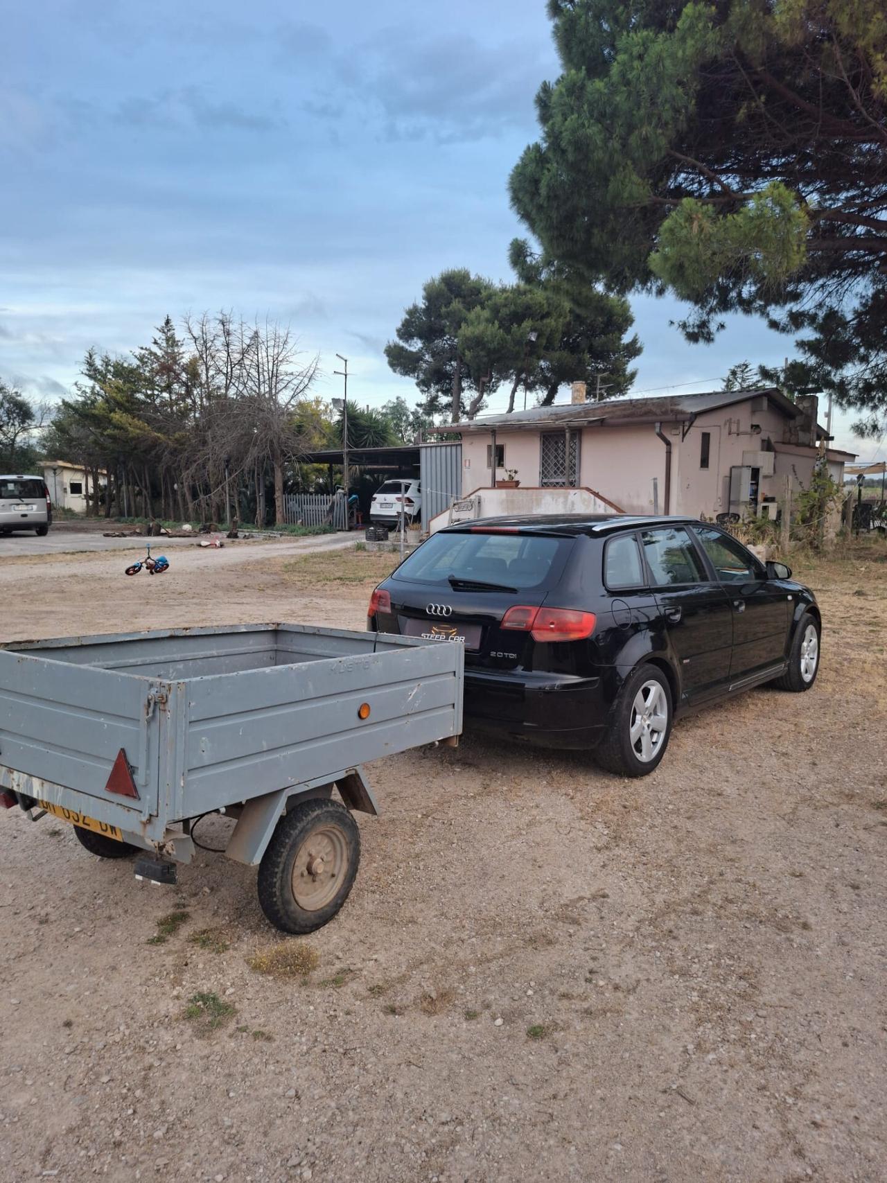Audi A3 SPB 2.0 TDI + CARRELLO OMOLOGATO