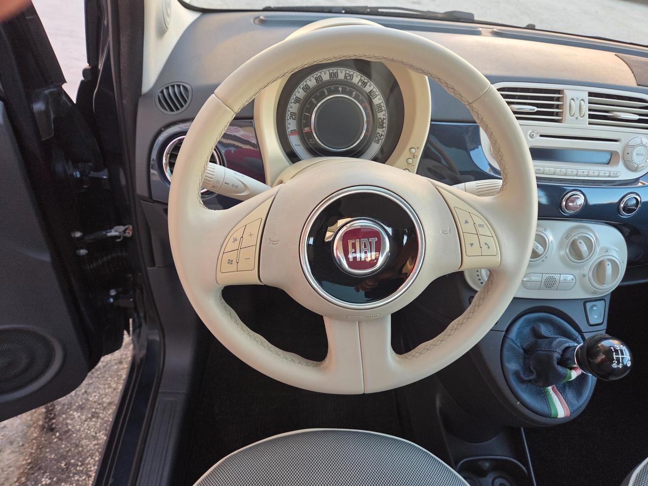 FIAT 500 1.2 BENZINA 70 CV SOLI KM 68000 CERTIFICATI