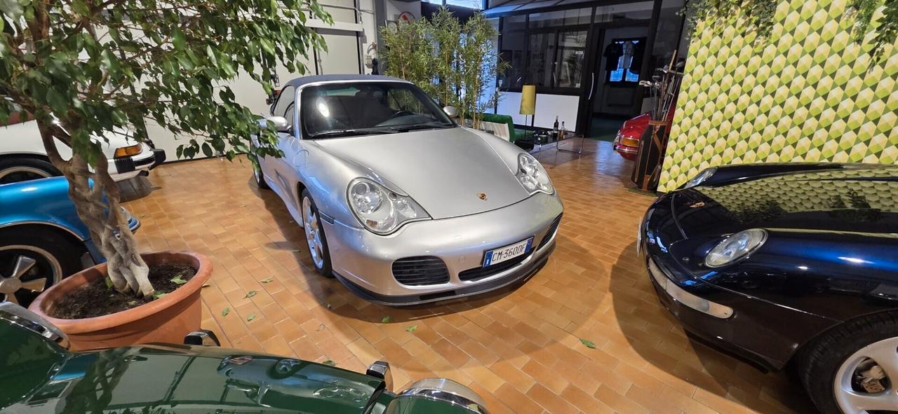 996 911 Porsche Turbo Cabriolet Book service Full Italia