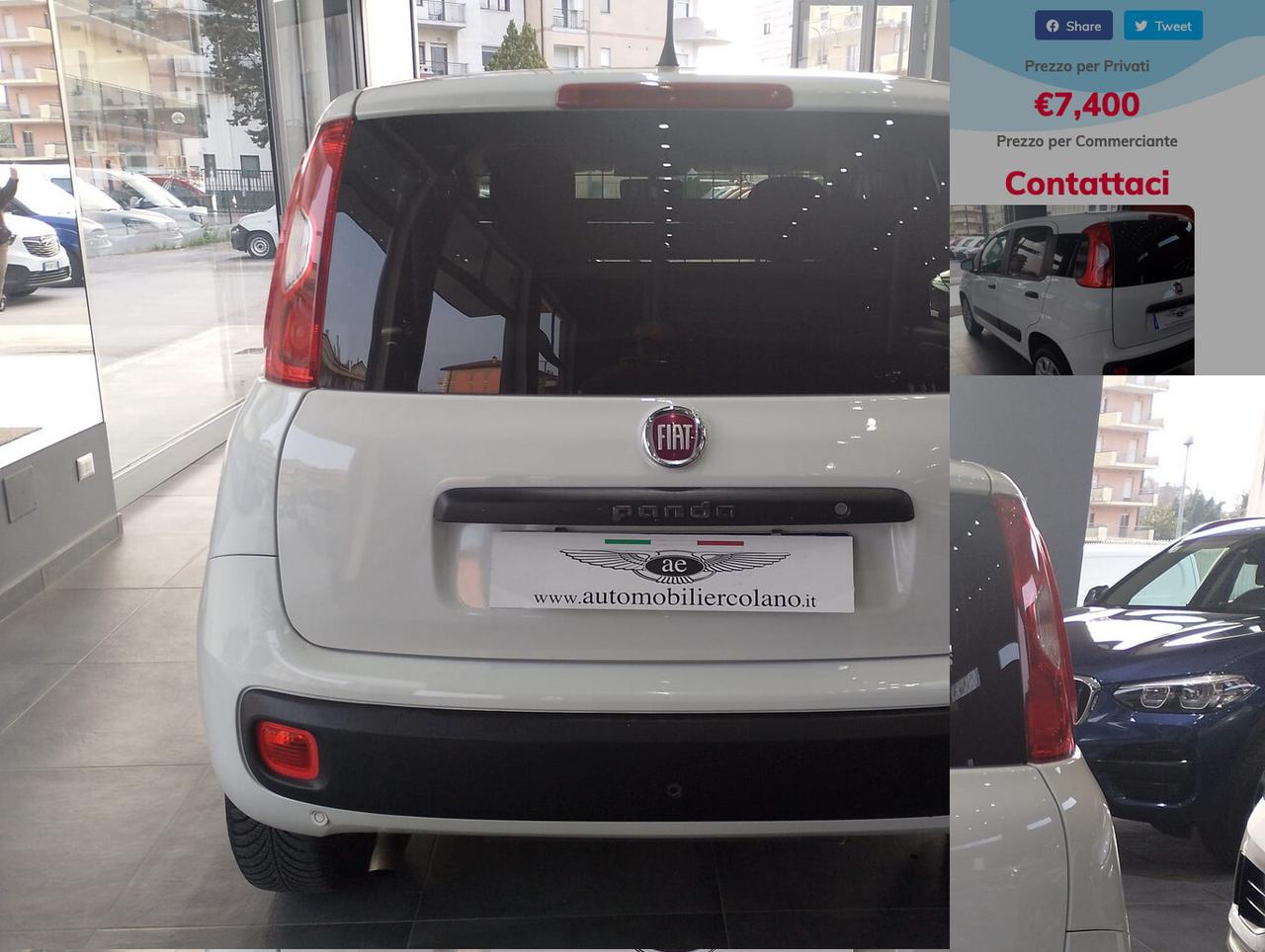 Fiat Panda 0.9 TwinAir Turbo S&S 4x4 Pop Van 2 posti