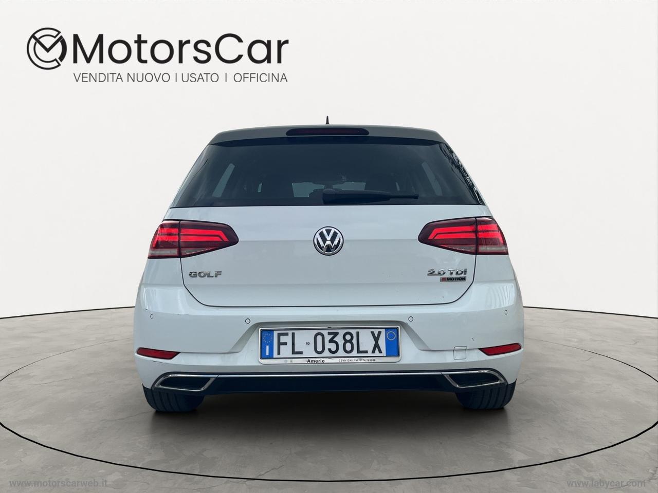 VOLKSWAGEN Golf 2.0 TDI 5p. 4MOTION Executive BMT