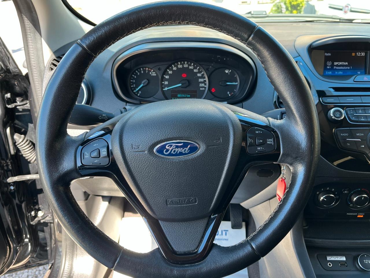 Ford Ka 1200 BENZINA 5 PORTE KM CERTIFICATI UNICO PROPRIETARIO 2017