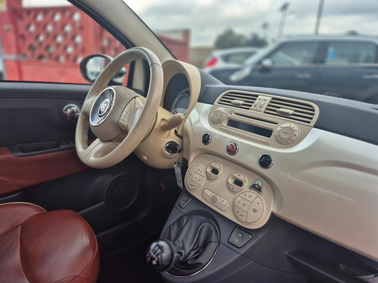 Fiat 500 1.2 LOUNGE BIANCO PERLA SUPER TAGLIANDO