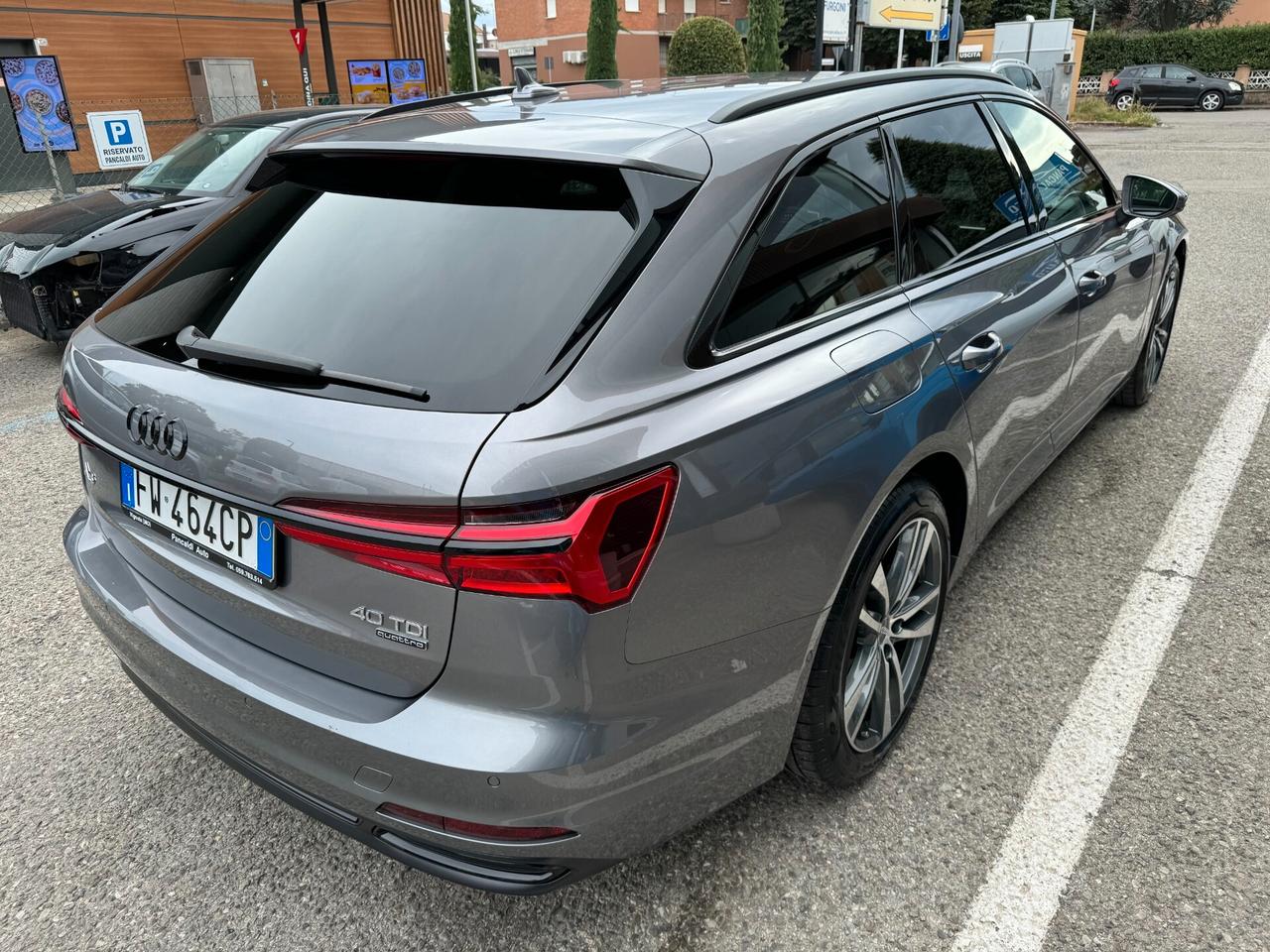 Audi A6 Avant 40 2.0 TDI S tronic,UNICO PROP.,19,FULL LED,PELLE,NAVY,TELECAMERE 360