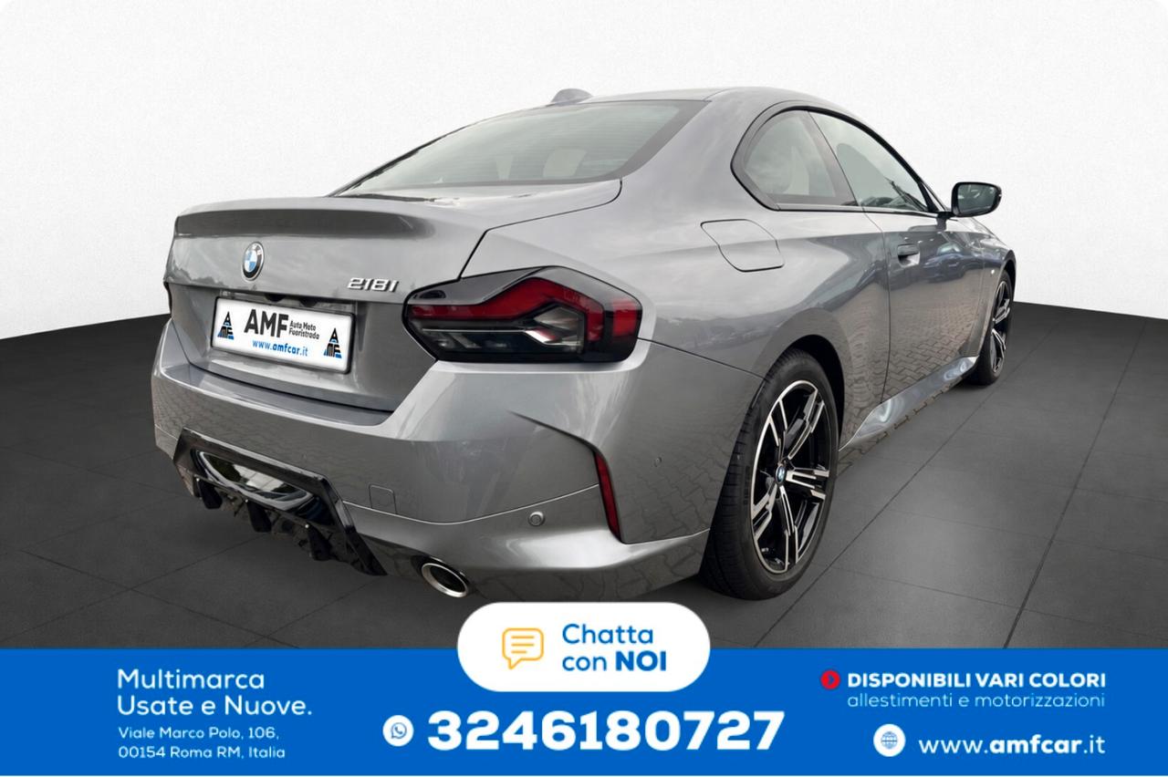 Bmw 218i Coupé Msport Cambio automatico