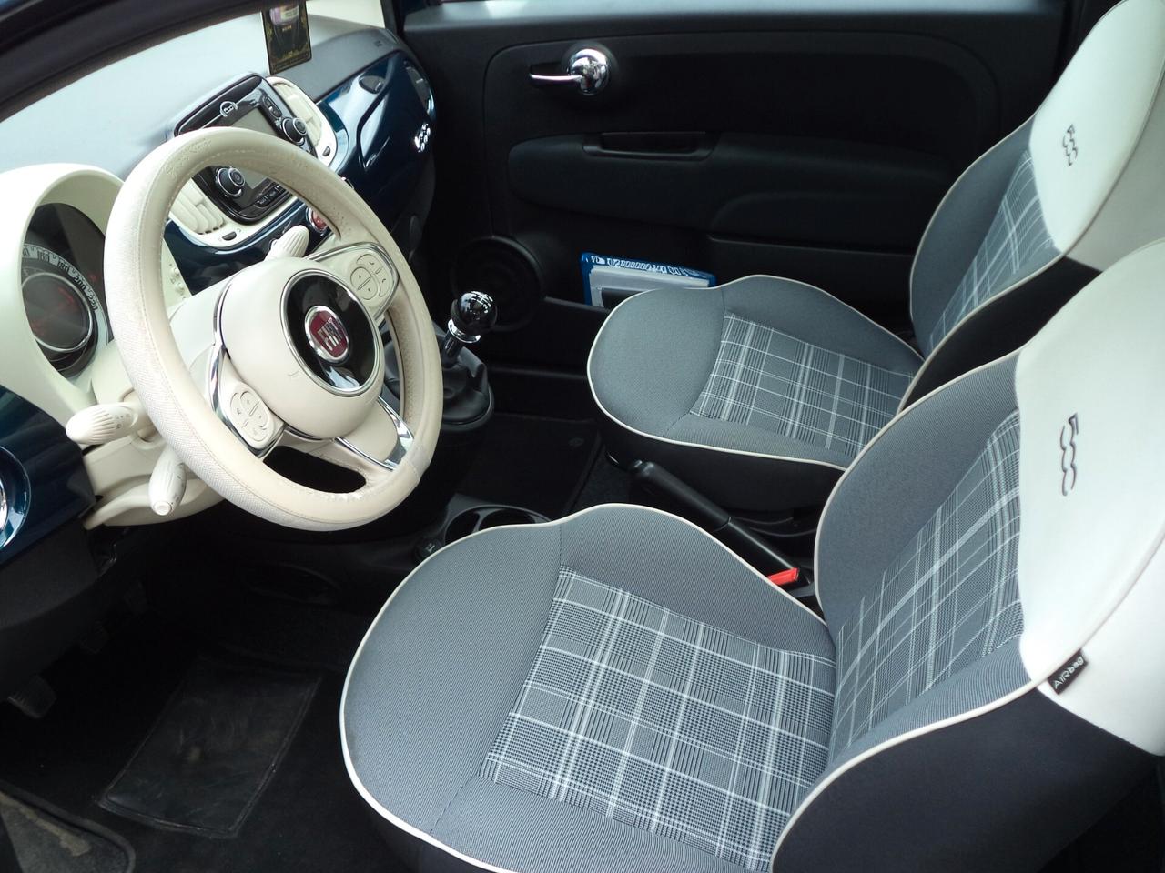 Fiat 500 1.2 Lounge OK NEOPATENTATI TAGLIANDI CERTIFICATI FIAT