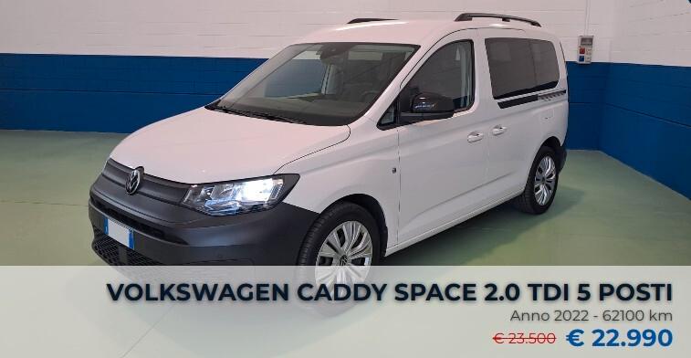 Volkswagen Caddy 2.0 TDI 102 CV Space