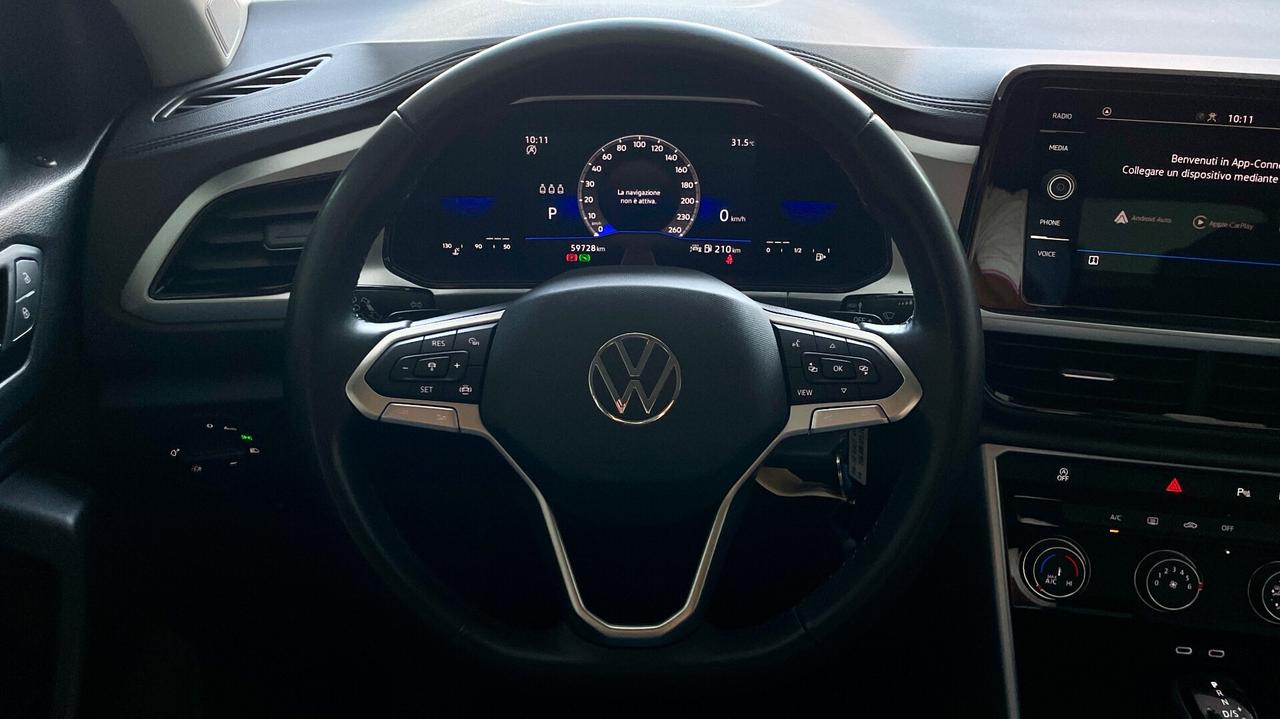 VOLKSWAGEN T-ROC 2.0 TDI SCR DSG LIFE 150CV - FULL LED, VIRTUAL COCKPIT, CARPLAY