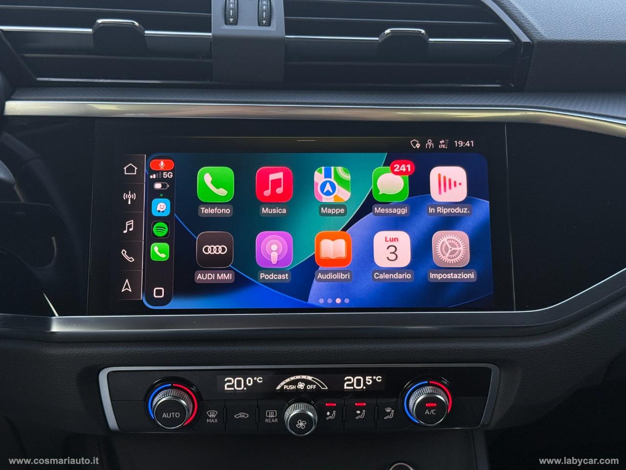 AUDI Q3 35 TDI S tronic Business Advanced FARI FULL LED, CARPLAY, AUDI PRE-SENSE, AUTOMATICO