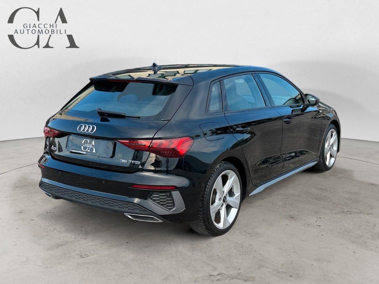 Audi A3 Sportback 1.5 tfsi mhev S line edition 150cv s-tronic