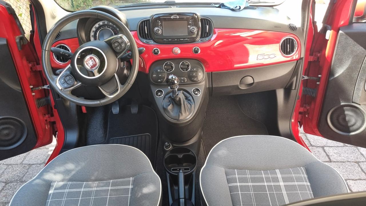 Fiat 500 1.2 Lounge 69 cv anno 2018 km 62000