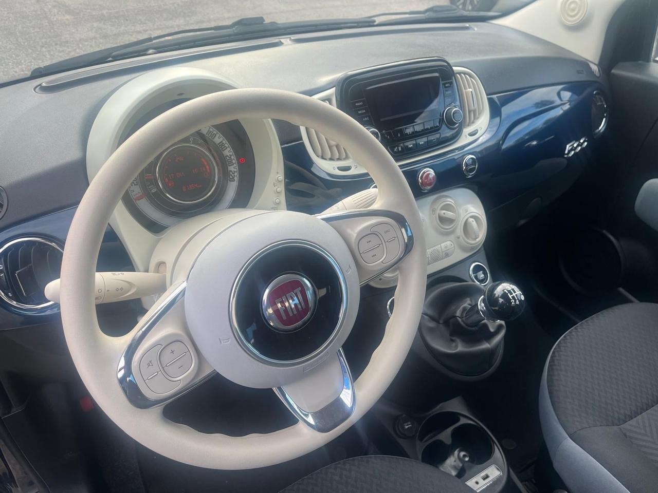 Fiat 500-1.2 benz-km 80000-09/2018