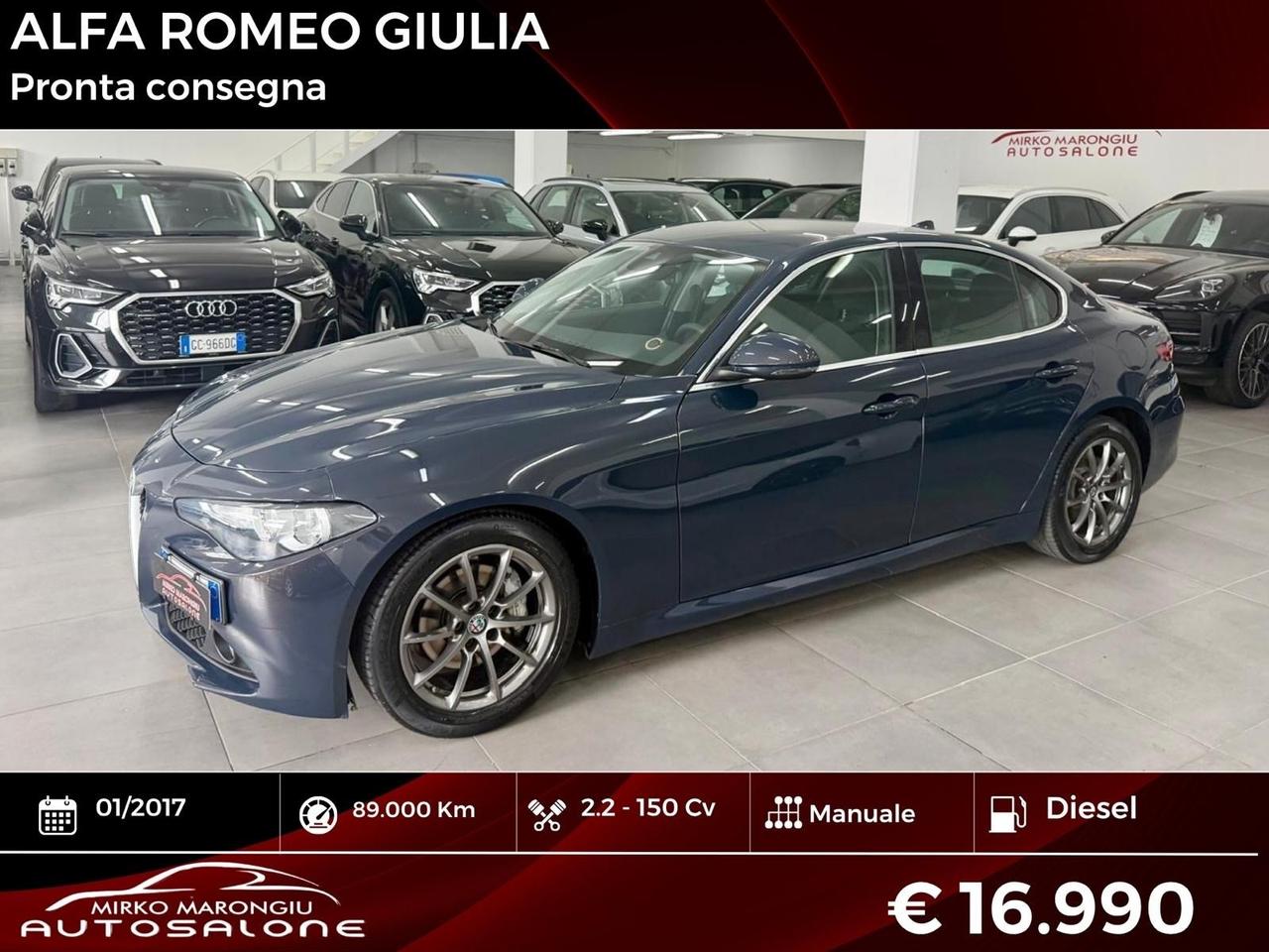 Alfa Romeo Giulia 2.2 150 CV Super FINANZIABILE