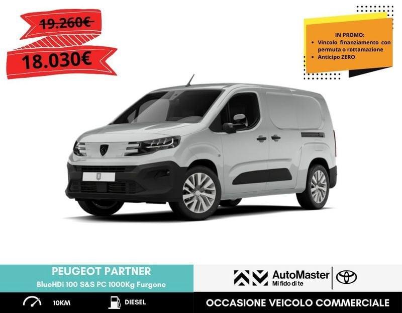 Peugeot Partner BlueHDi 100 S&S PC 1000Kg Furgone