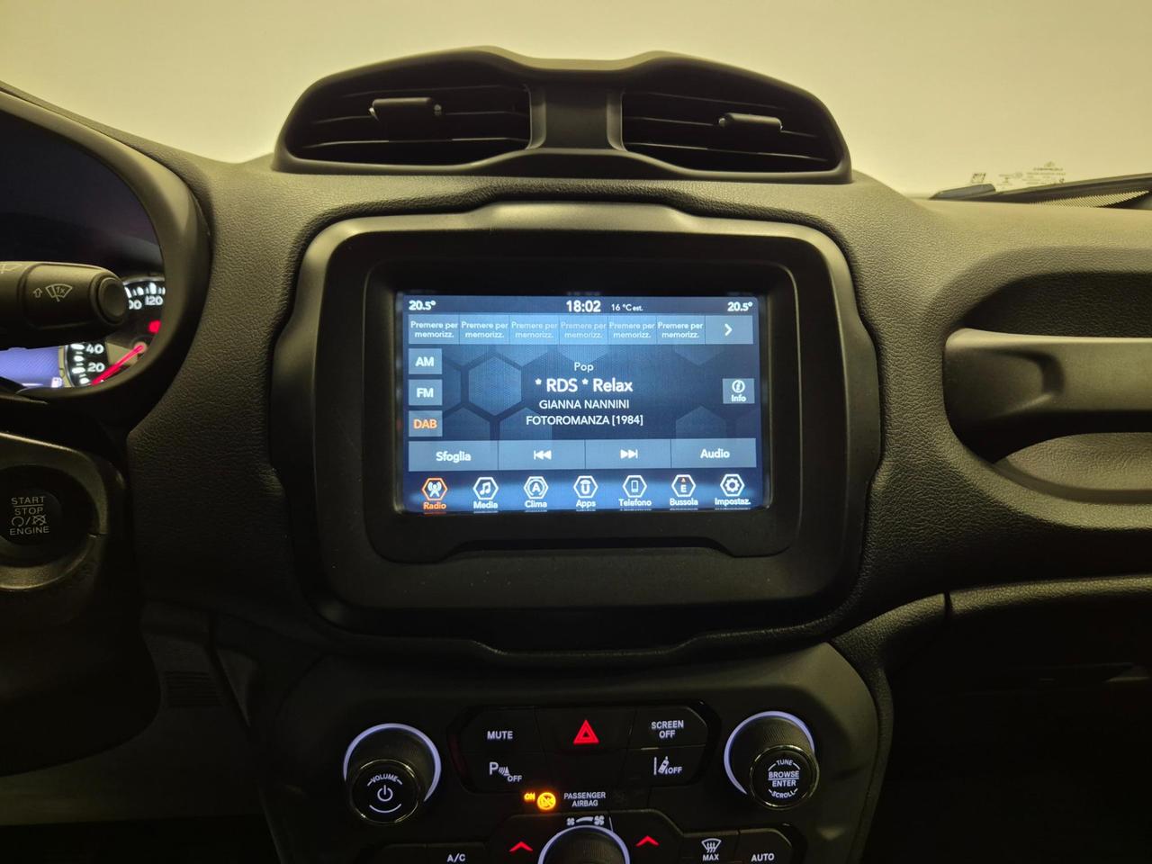 Jeep Renegade 1.0 T3 Limited 2wd - UNIPROPRIETARIO - NEOPATENTATI - Sens. Park. - ACC/Lim