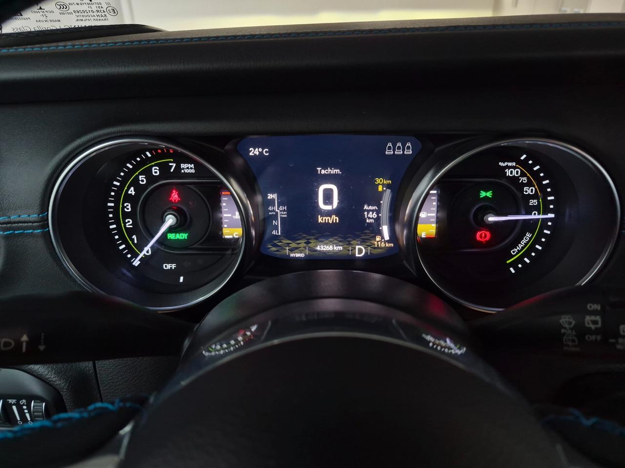 Jeep Wrangler UNLIMITED 4XE 2.0 BENZINA PLUG-IN RUBICON *GARANZIA JEEP 06/2028* LED RETROCAM.