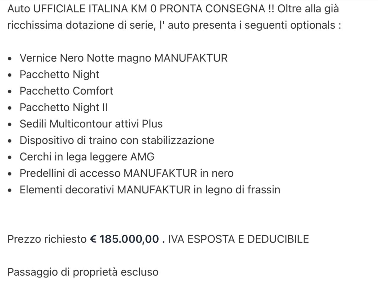 Mercedes-benz G 450 d Mild hybrid S.W. AMG Line Nuova