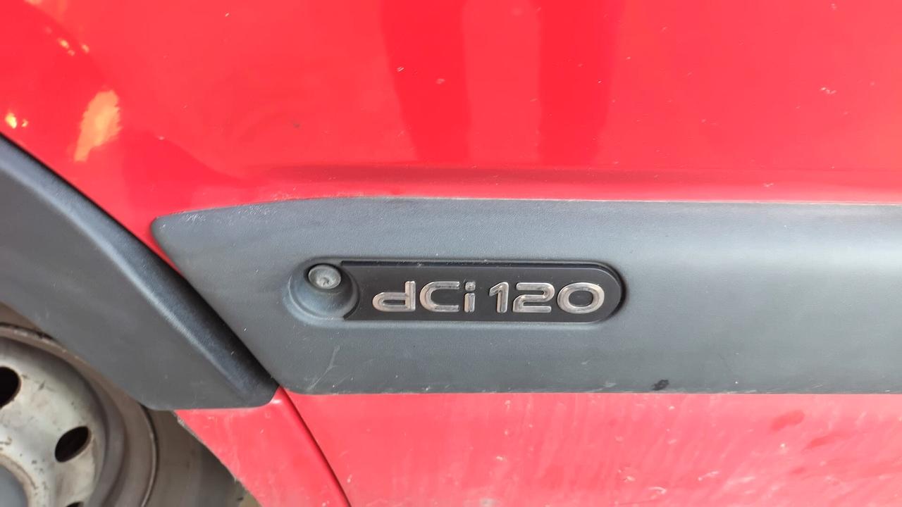 2008 Renault Master cassone aperto centinato removibile