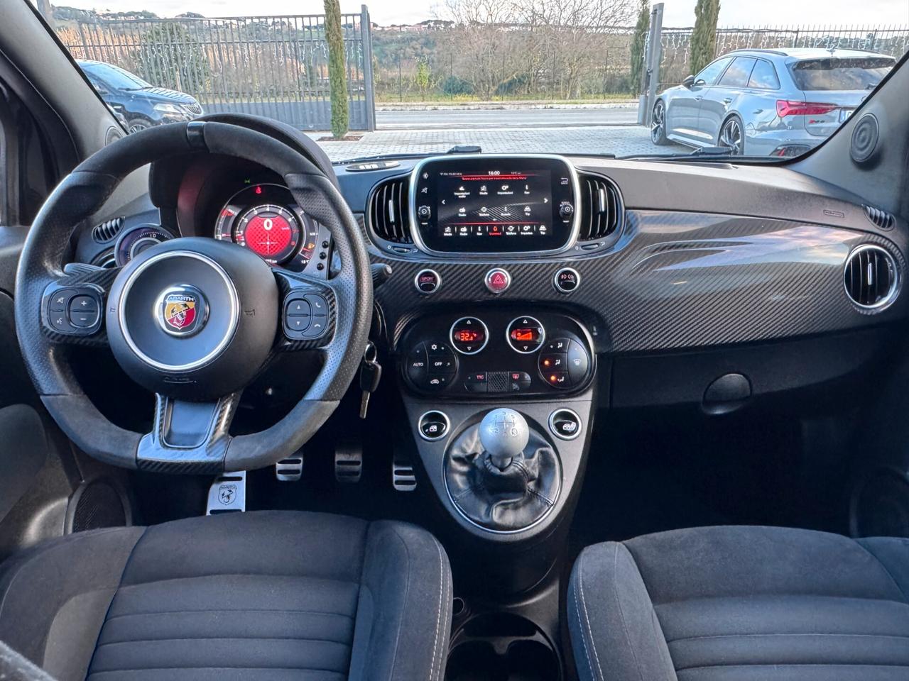 Abarth 595 1.4 Turbo T-Jet 180 CV Competizione CARBONIO SABELT FULL UNI PRO TAGLIANDI CERT