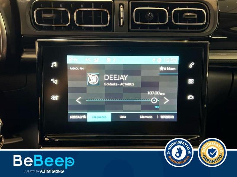 Citroën C3 1.2 PURETECH SHINE S&S 83CV NEOPATENTATI MY18