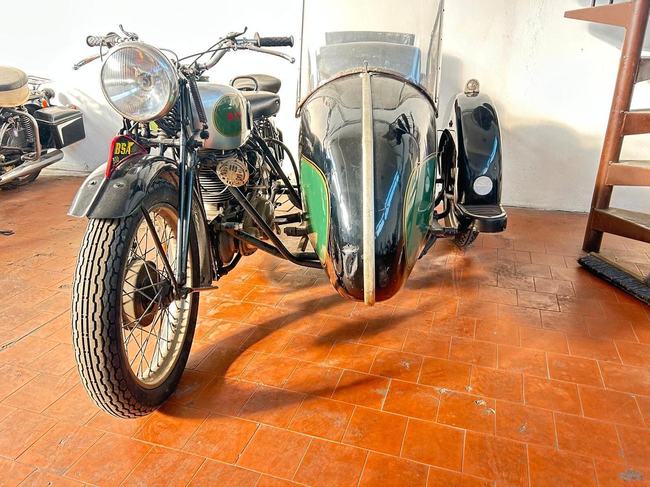 BSA 500 CON SIDECAR – 1947