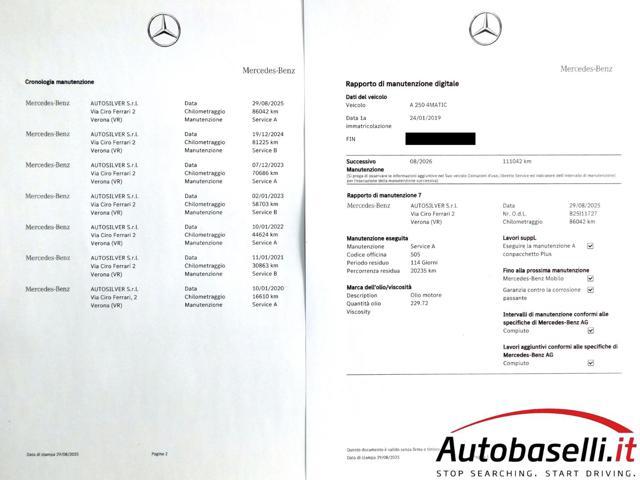 MERCEDES-BENZ A 250 224CV 4MATIC AUTOMATIC PREMIUM LUXURY