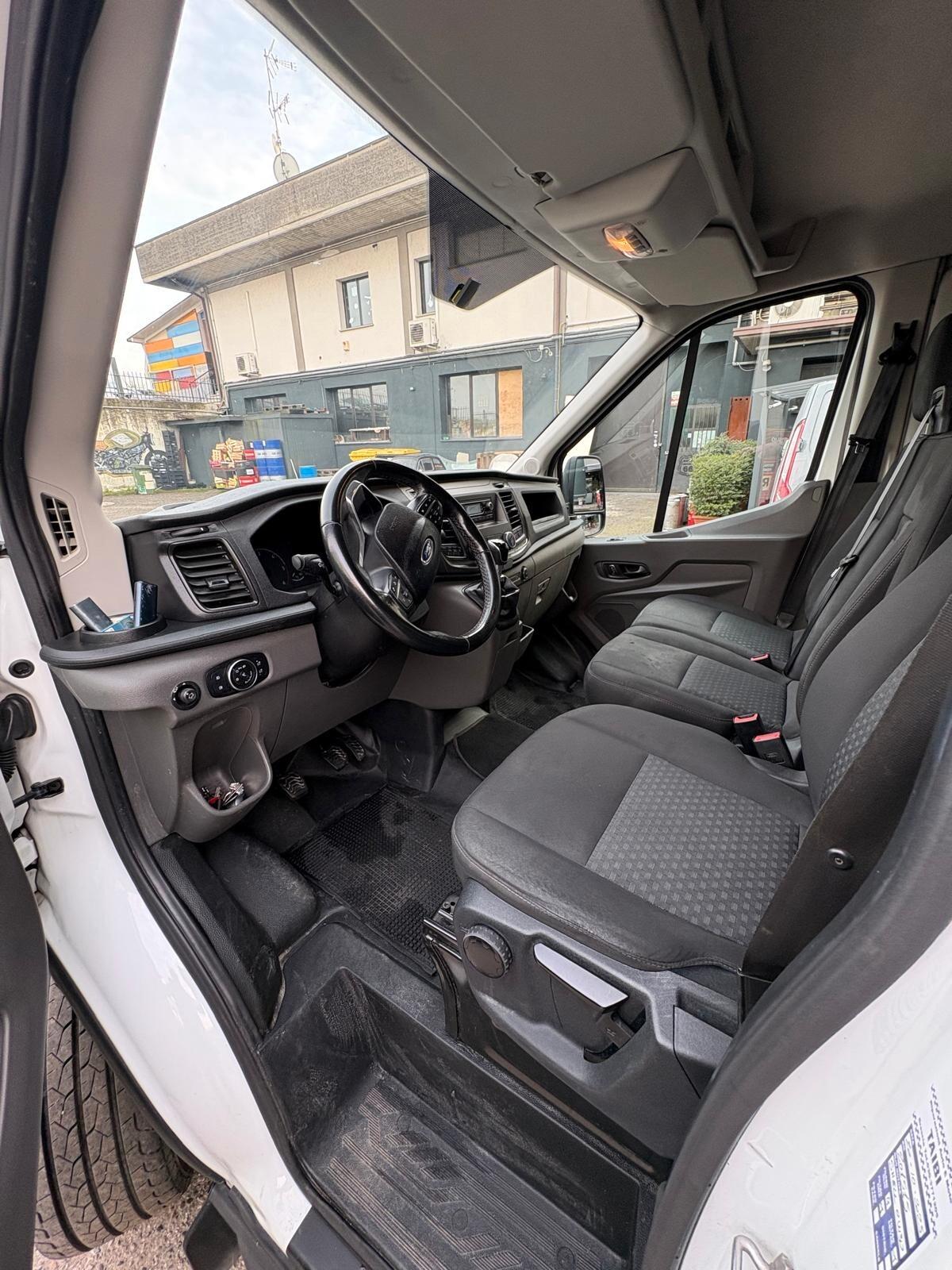 FORD TRANSIT 2,0 TDCI-EOBLUE HYBRID 2020- EURO 6D- GANCIO TRAINO