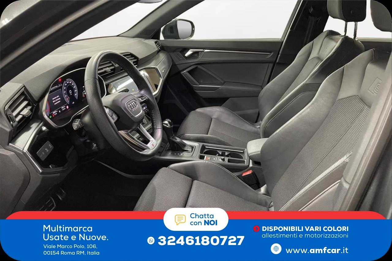 Audi Q3 35 TDI S tronic S Line Navi Pano Matrix cerchi 19