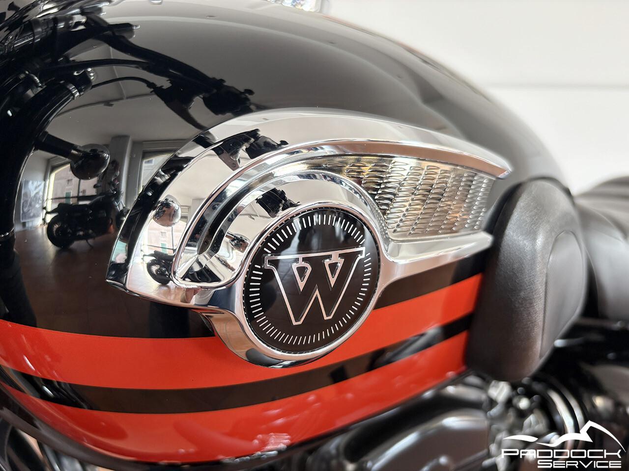 Kawasaki W 800 Special Edition Candy Cardinal Red
