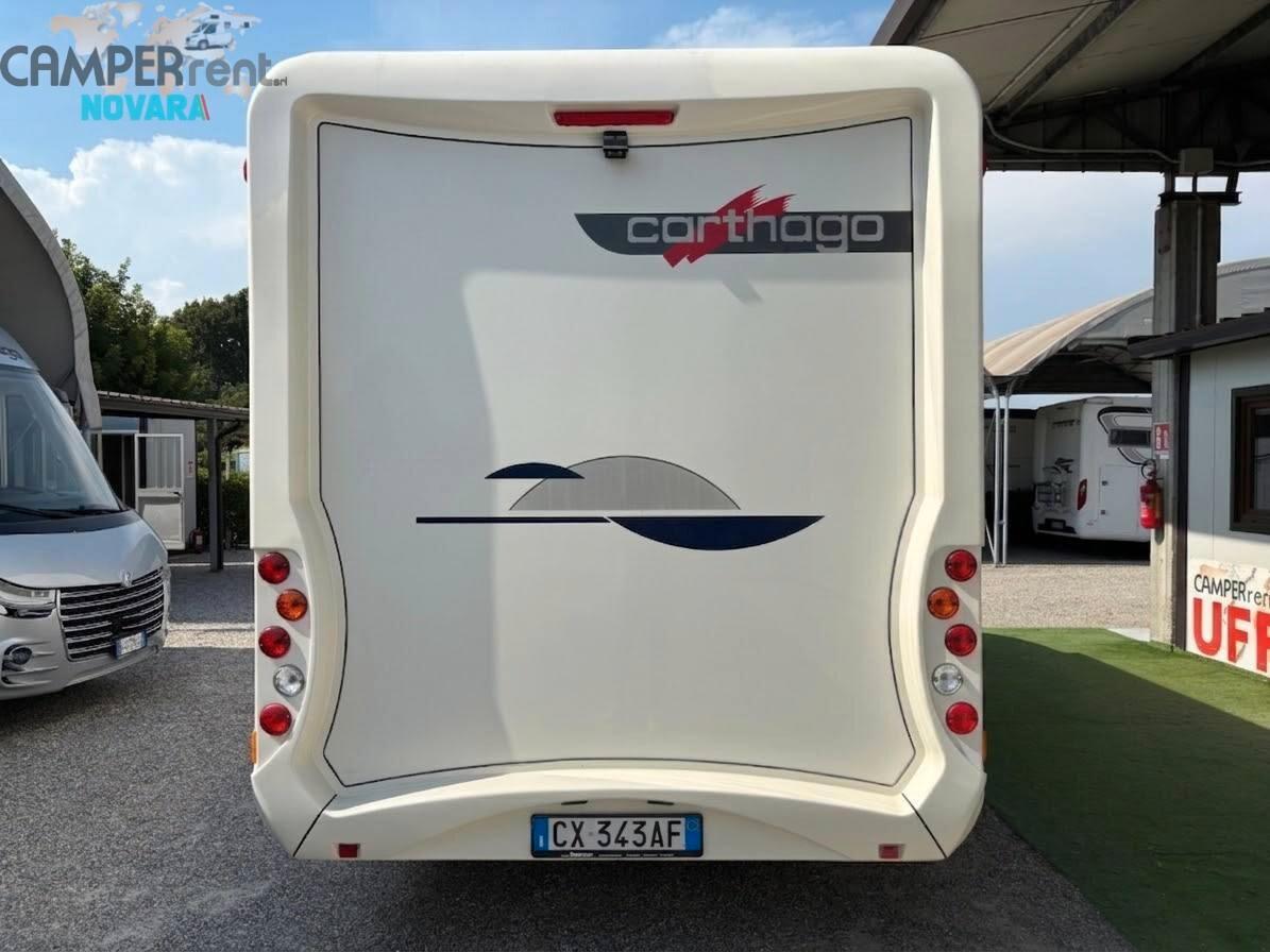 CARTHAGO CHIC I 47 - motorhome con letto matrimoniale in coda ed ampio garage