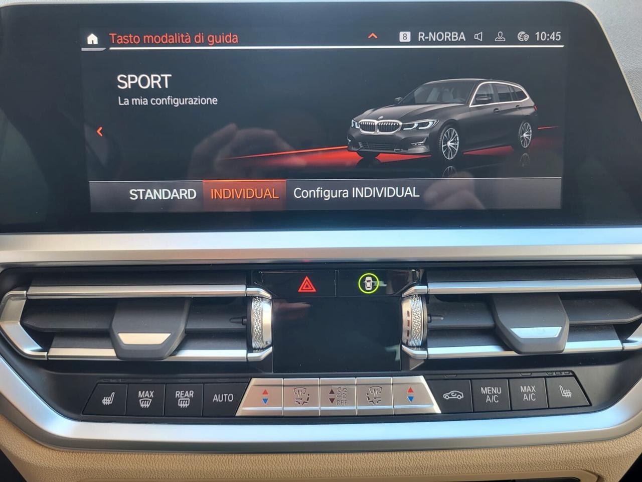 Bmw 318 D 48V Touring Luxury+Pelle+Vetri Oscurati...