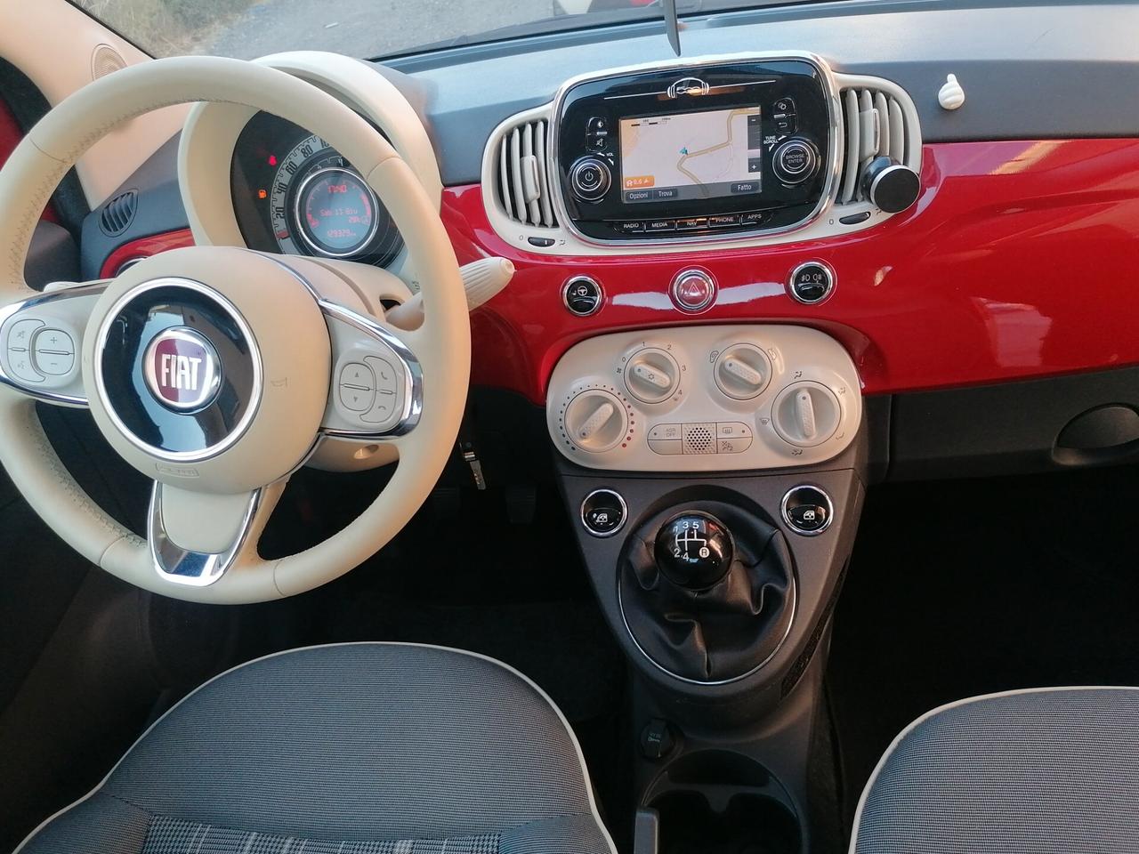 Fiat 500 1.2 benzina full optional(UNICO PROPRIETARIO)
