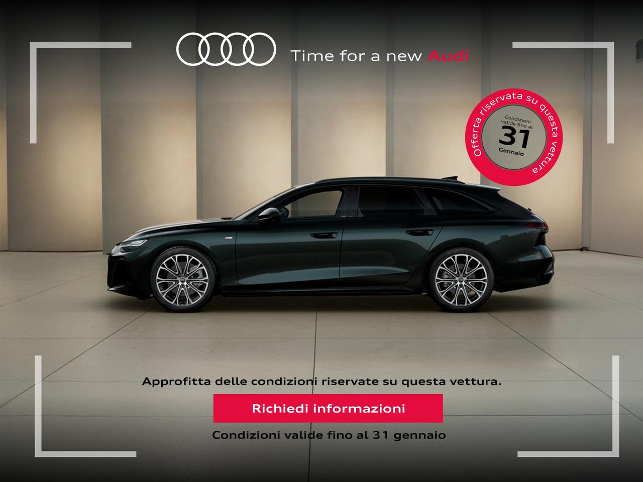 Audi A6 avant 2.0 tdi mhev + s line edition quattro 204cv s-tronic