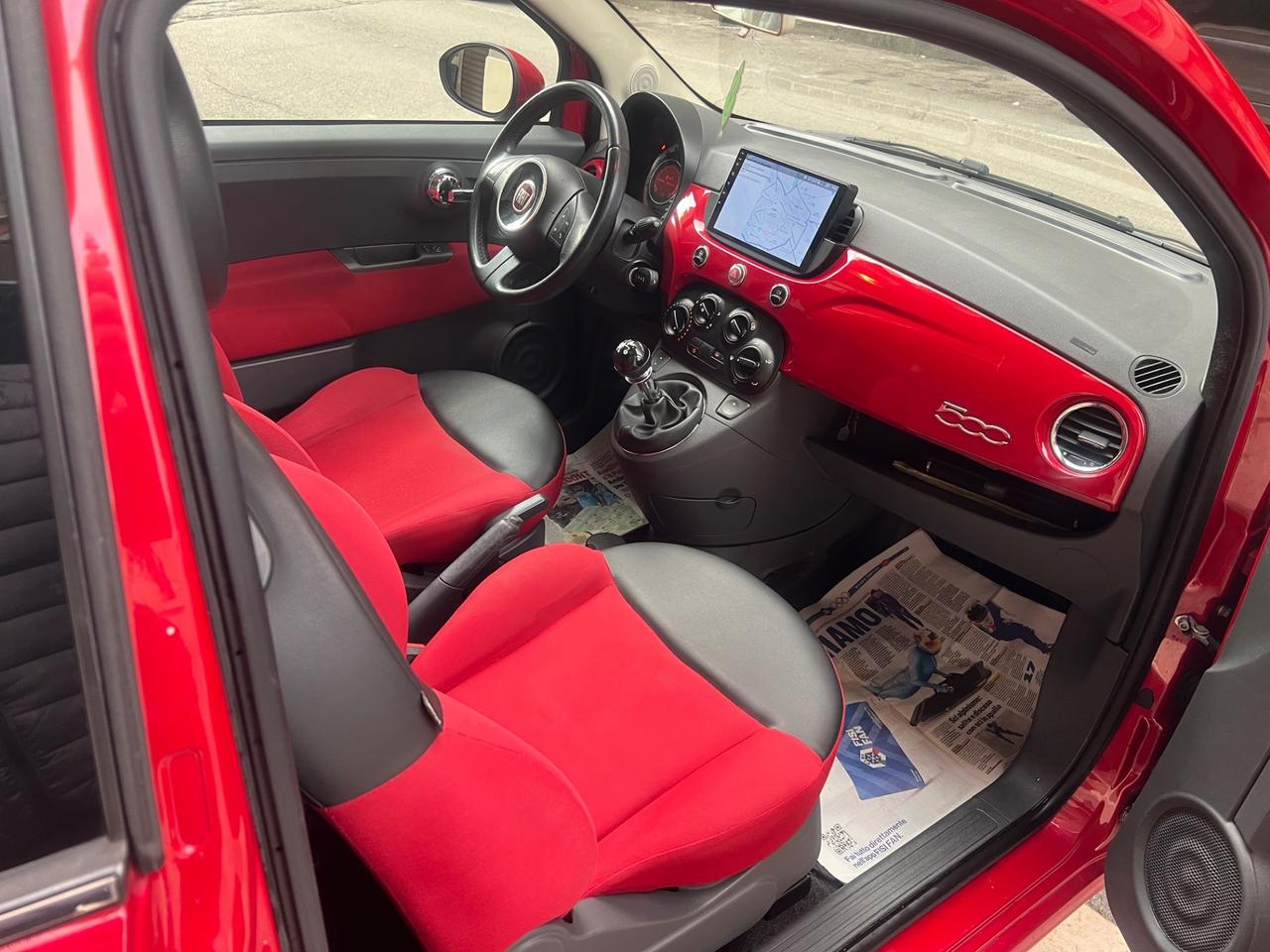 FIAT 500 1.2 GPL TETTO APRIBILE NAVI DVD