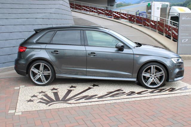 AUDI A3 SPB 2.0TFSI quattro S-tronic S-line-TETTO-GANCIO
