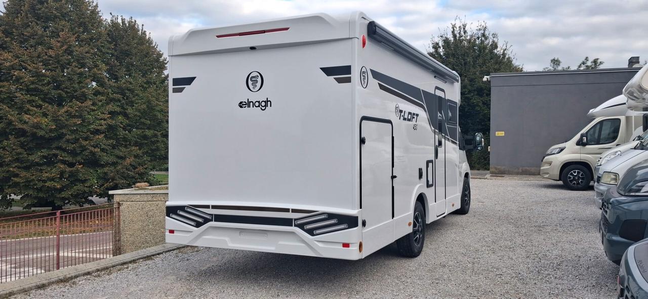 Elnagh T-Loft 450 semintegrale con garage in coda
