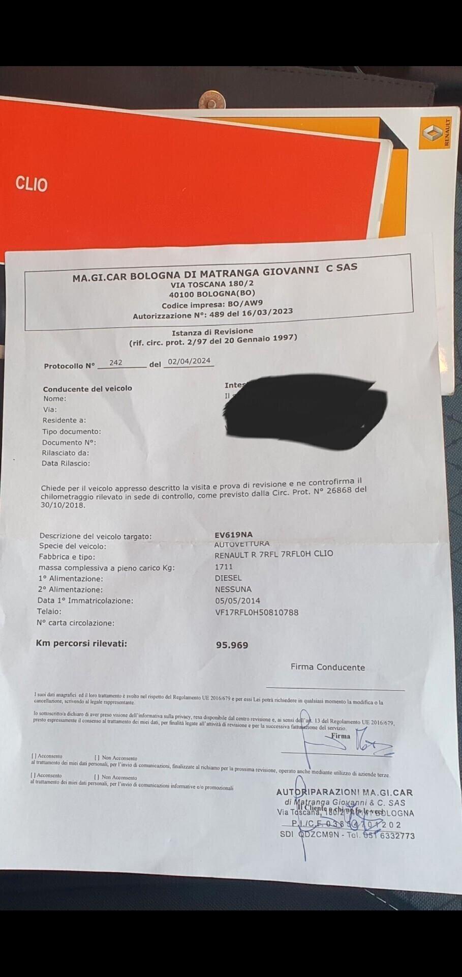 Renault Clio Sporter 1.5 dCi 90CV neopatent 2014