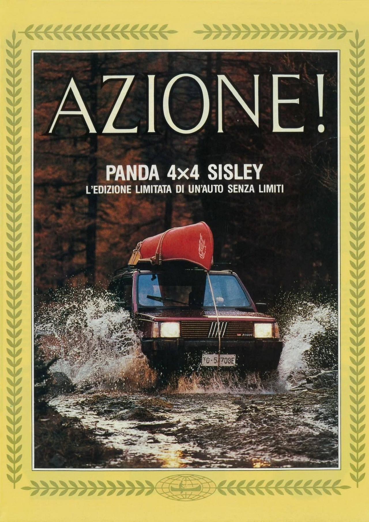 Fiat Panda 4x4 sisley doppio tetto