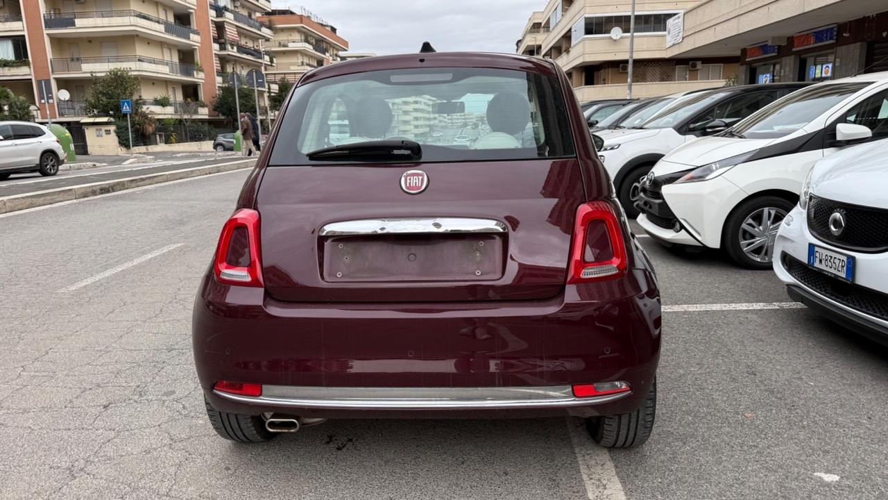 Fiat 500 1.2 Lounge LED CAR PLAY PANORAMA CERCHI 15 PDC BLUETOOTH